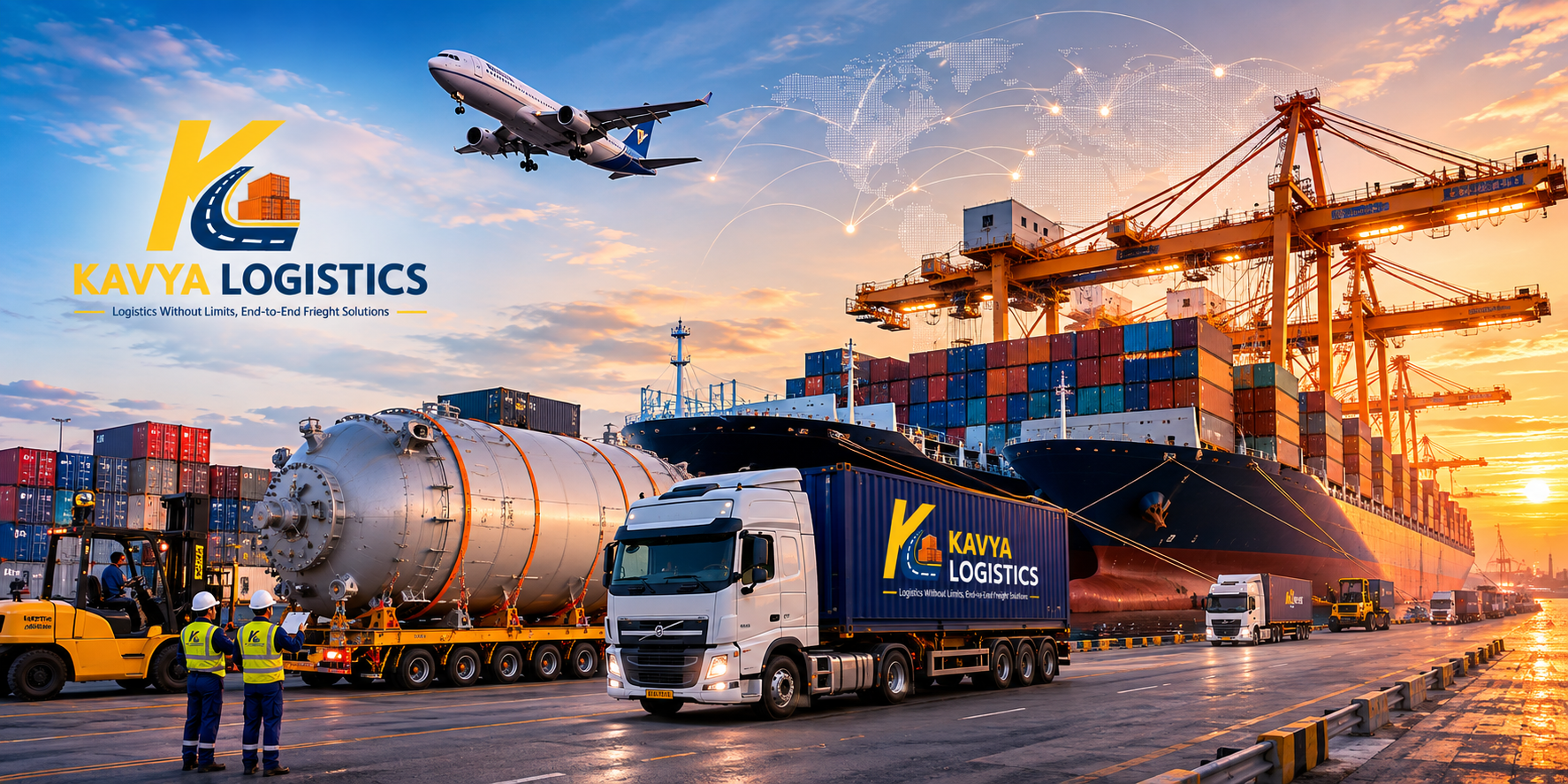 Contact Kavya Logistics Mumbai for ODC project cargo and freight solutions