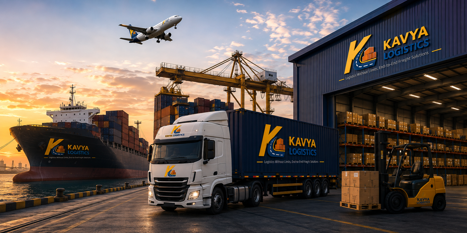 Kavya Logistics ODC project cargo, sea freight, road freight and global logistics